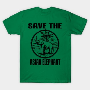 SAVE THE ASIAN ELEPHANT T-Shirt